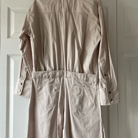 Zara beige jumpsuit - Picture 2 of 9